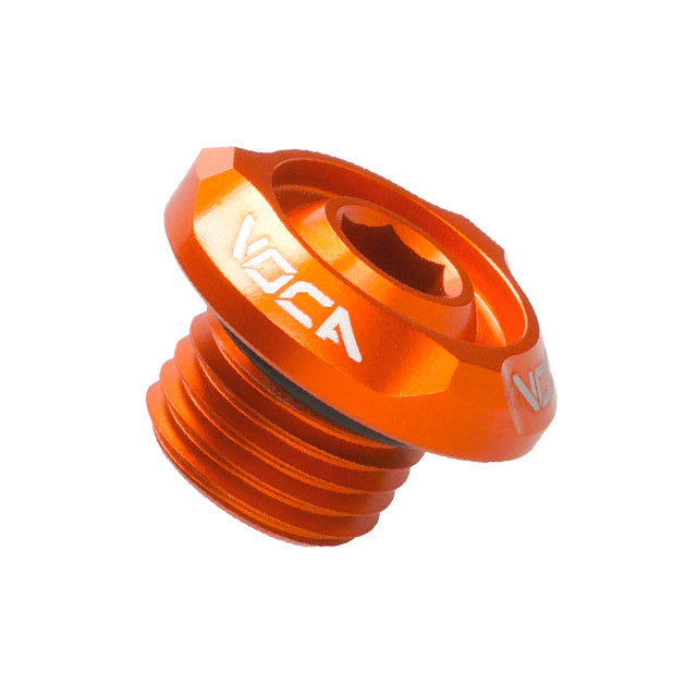 Tapón de aceite Minarelli horizontal M14x1,5mm VOCA Racing - naranja
