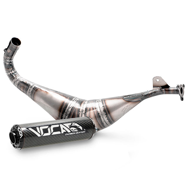 Escape VOCA Racing BigBore DT 100cc, Yamaha DT80LC, Italkit-VOCA 100cc - silenciador cazoleta negra