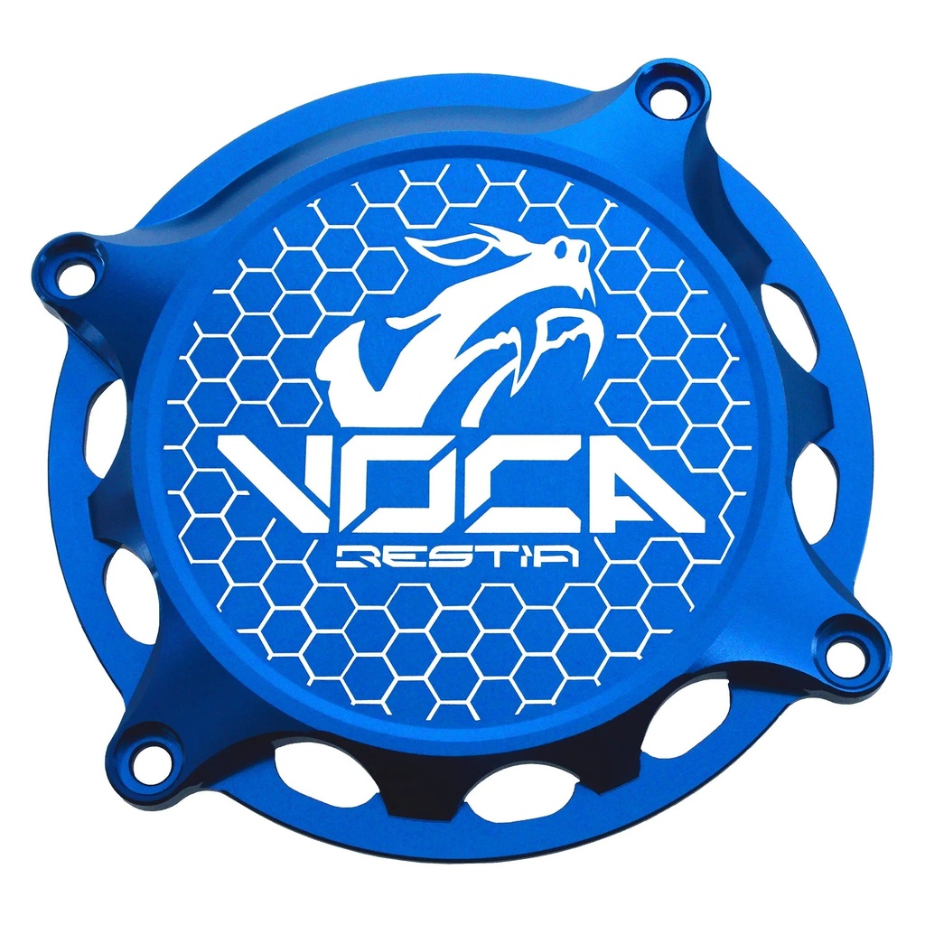 Tapa exterior de encendido VOCA CNC Minarelli AM6 - Derbi azul