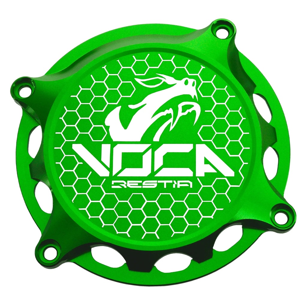 Tapa exterior de encendido VOCA CNC Minarelli AM6 - Derbi verde
