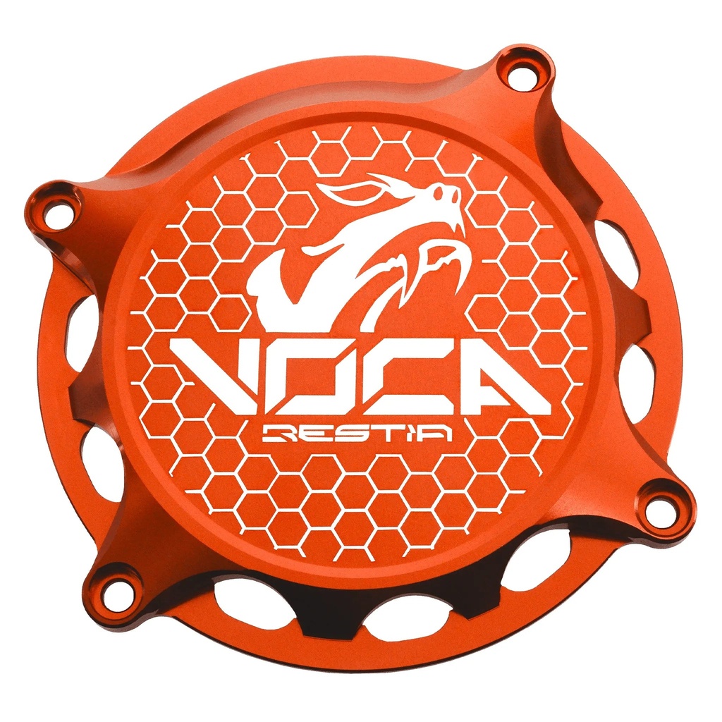 Tapa exterior de encendido VOCA CNC Minarelli AM6 - naranja