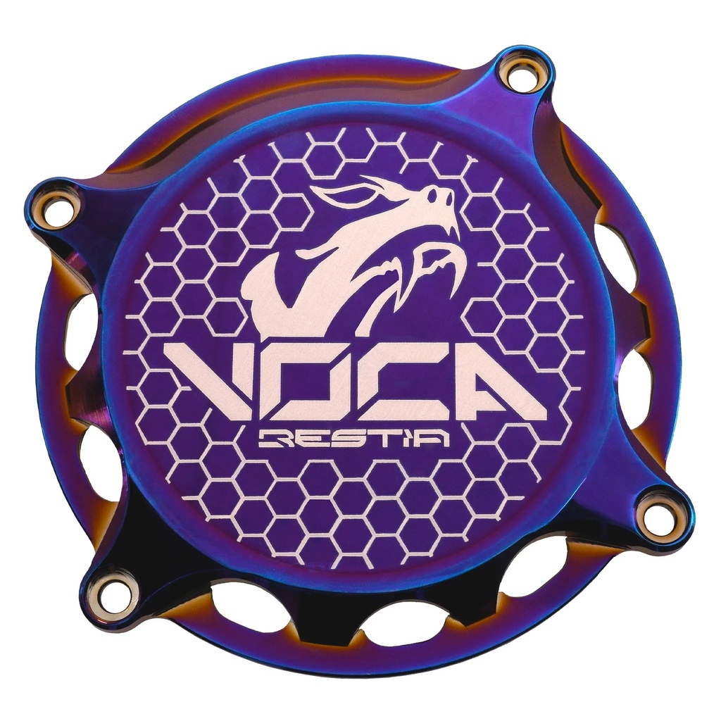 Tapa exterior de encendido VOCA CNC Minarelli AM6 - Derbi neocromado