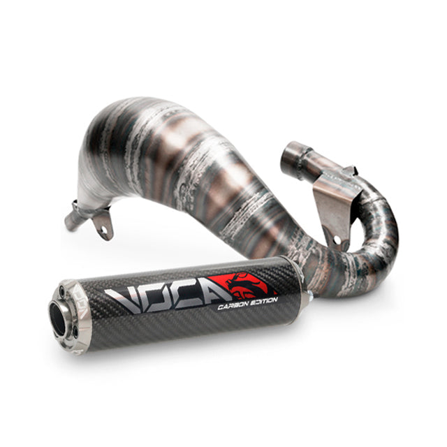 Escape Beta RR Enduro/SM 2012-2020 Cross Carbon 80/90cc VOCA Racing - silenciador cazoleta gris