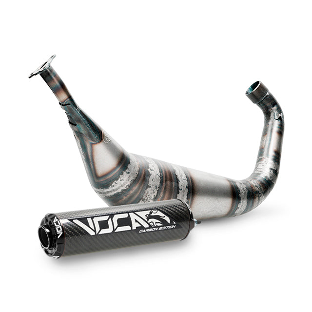 Escape Derbi Senda Racing BigBore 90cc VOCA - silenciador cazoleta negra