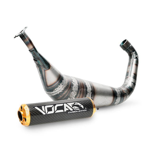 Escape Derbi Senda Racing BigBore 90cc VOCA - silenciador cazoleta oro