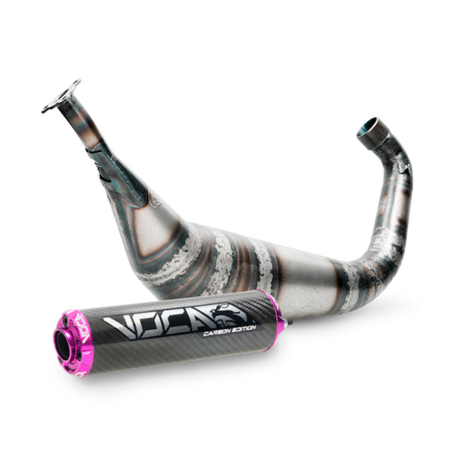 Escape Derbi Senda Racing BigBore 90cc VOCA - silenciador cazoleta violeta