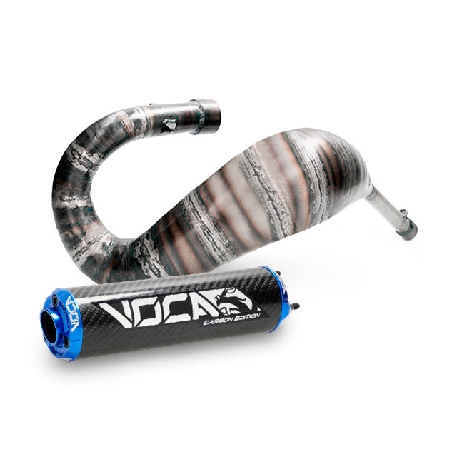 Escape Rieju MRT Cross Carbon 80 VOCA Racing - silenciador cazoleta azul