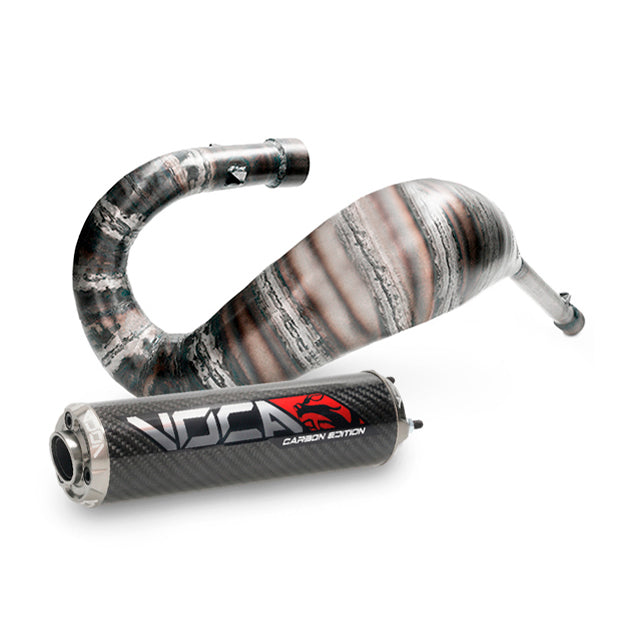 Escape Rieju MRT Cross Carbon 80 VOCA Racing - silenciador cazoleta gris