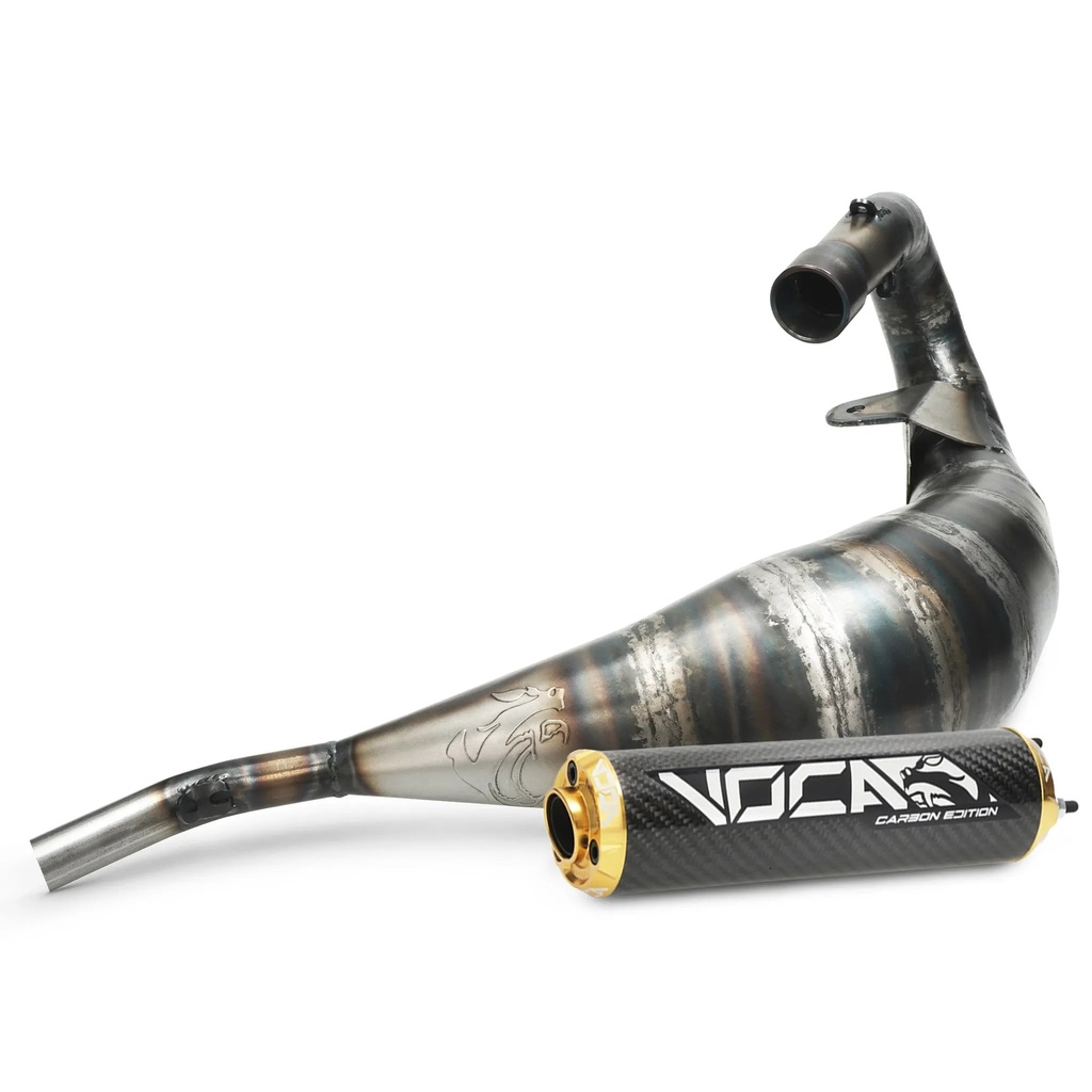 Escape Rieju MRT Cross Carbon 80 VOCA Racing - silenciador cazoleta oro
