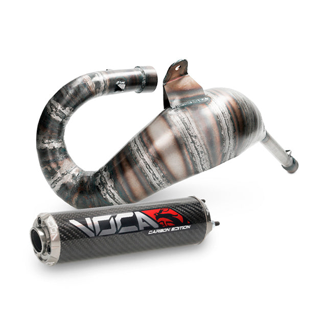 Escape Derbi Senda / DRD Cross Carbon 80 Voca Racing - silenciador cazoleta gris