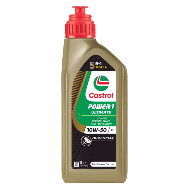 Aceite motor 4T 10W50 1L Castrol Power 1 Ultimate