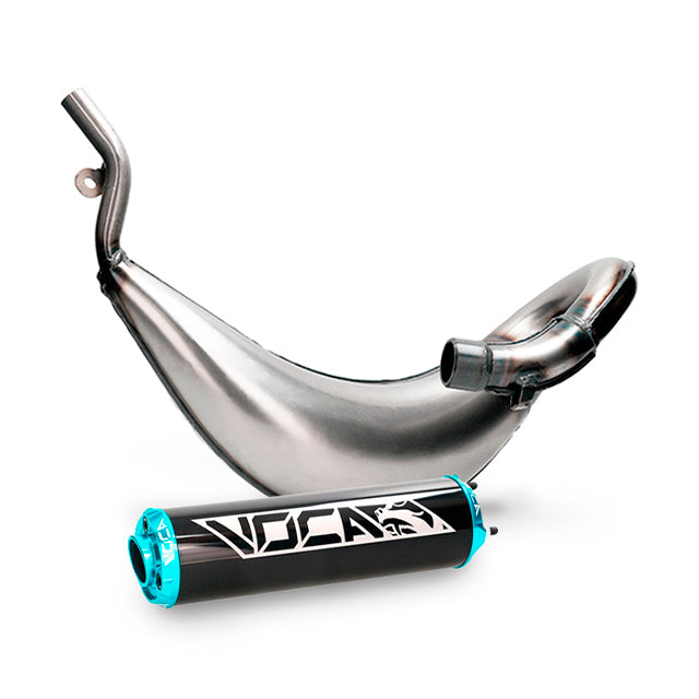 Escape Sherco 50 SM-R / SE-R VOCA Cross (CE) - silenciador azul cyan