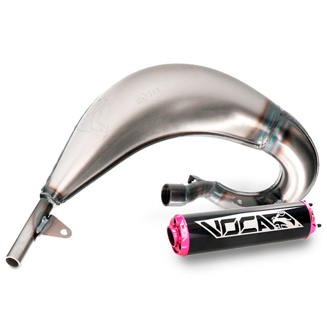 Escape Beta RR Enduro/SM 12-20 lado derecho VOCA Cross (CE) - silenciador rosa