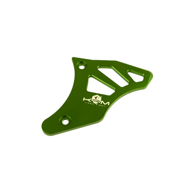 Tapa cubre piñón Derbi aluminio KRM - verde