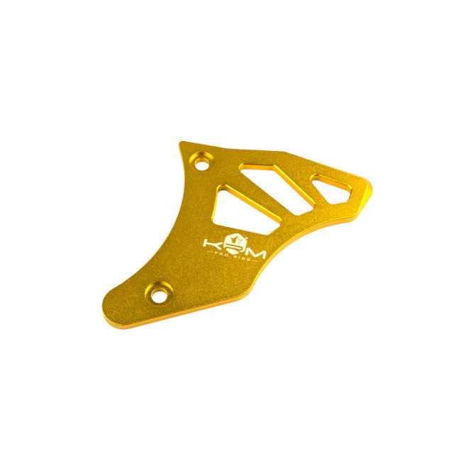 Tapa cubre piñón Derbi aluminio KRM - oro