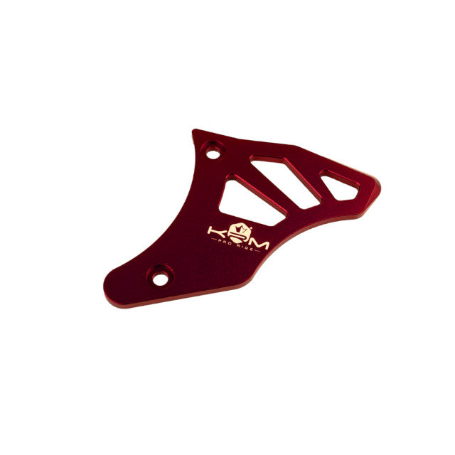 Tapa cubre piñón Derbi aluminio KRM - rojo