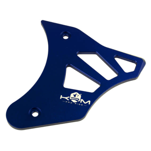 Tapa cubre piñón Minarelli AM6 aluminio KRM - azul oscuro