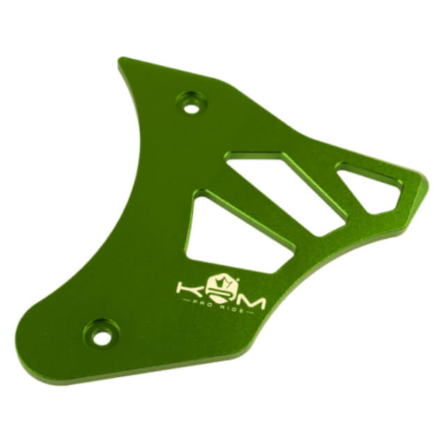Tapa cubre piñón Minarelli AM6 aluminio KRM - verde