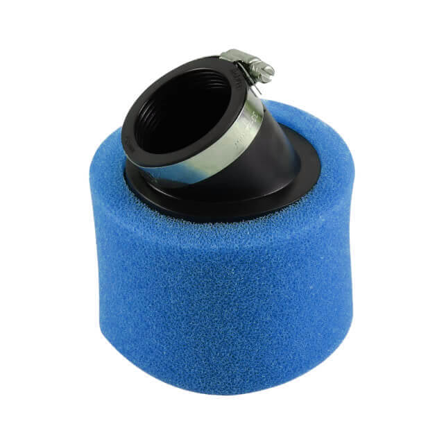 Filtro de aire 38mm acodado azul Pitbike AllPro