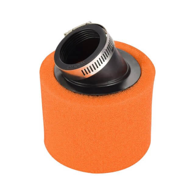 Filtro de aire 38mm acodado naranja Pitbike AllPro