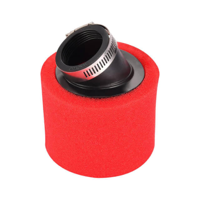 Filtro de aire 38mm acodado rojo Pitbike AllPro