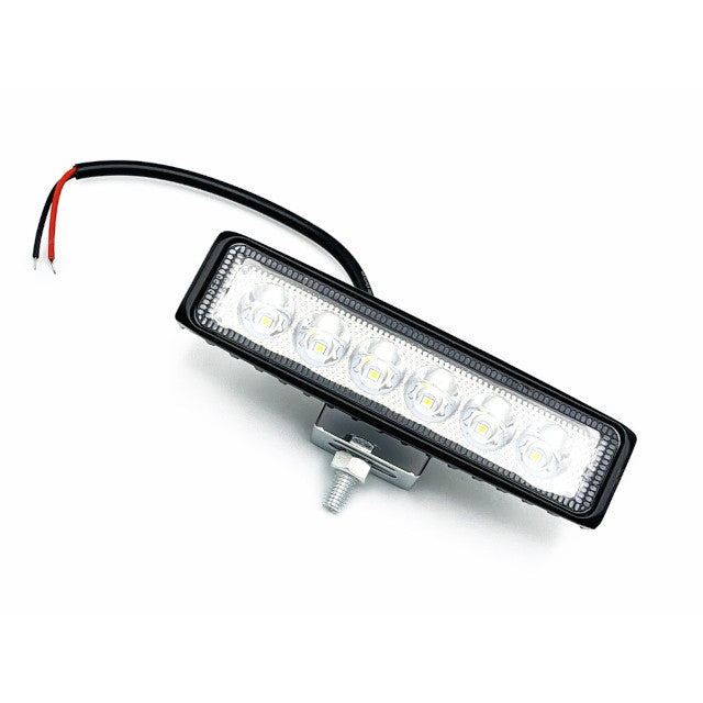 Luz frontal LED Spotlight 6 leds negro 18W 12V 1800Lm 15x3.9cm AllPro