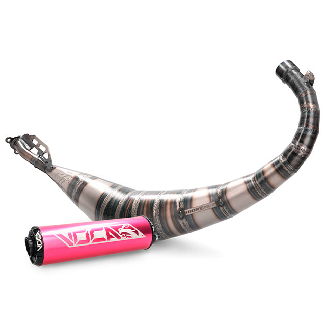 Escape Derbi Senda Rookie 50/70cc VOCA (CE) silenciador rosa