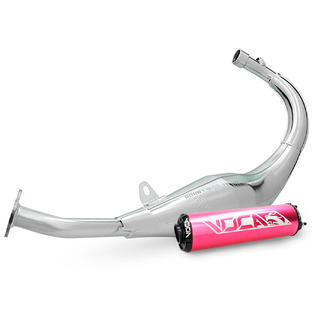 Escape Minarelli AM6 Chromed 50/70cc VOCA (CE) Silenciador rosa