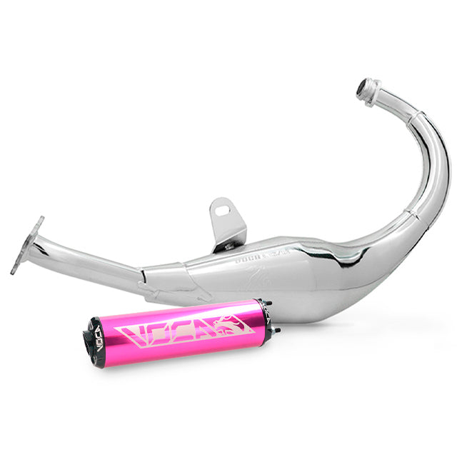 Escape Derbi Senda Chromed 50/70cc VOCA (CE) Silenciador violeta