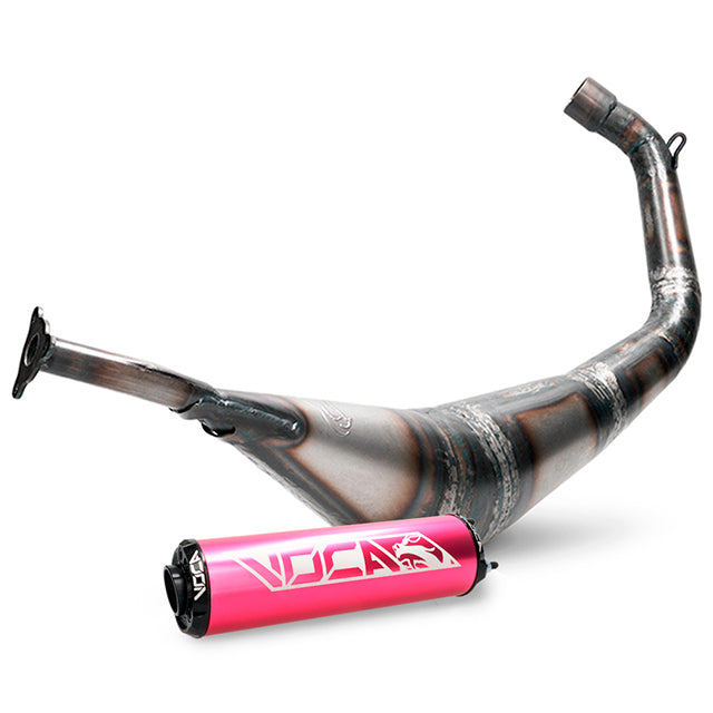 Escape Minarelli AM6 Warrior 50/70cc VOCA - silenciador rosa