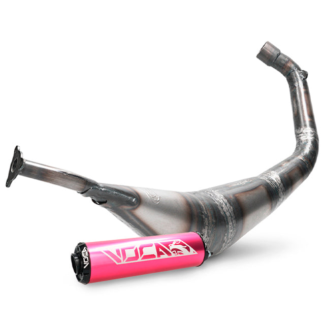 Escape Derbi Senda Warrior 50/70cc VOCA silenciador rosa