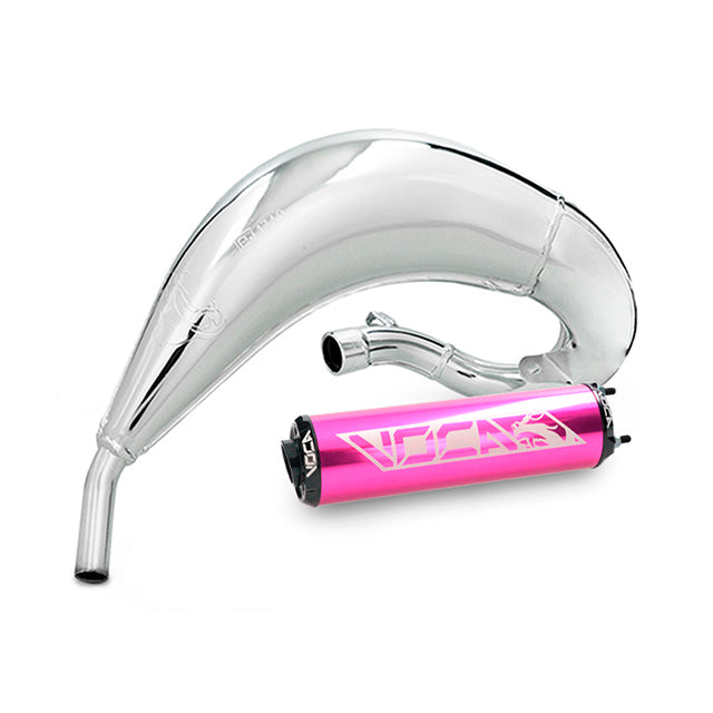 Escape VOCA Cross Chromed 50/70cc (CE) Fantic - silenciador violeta