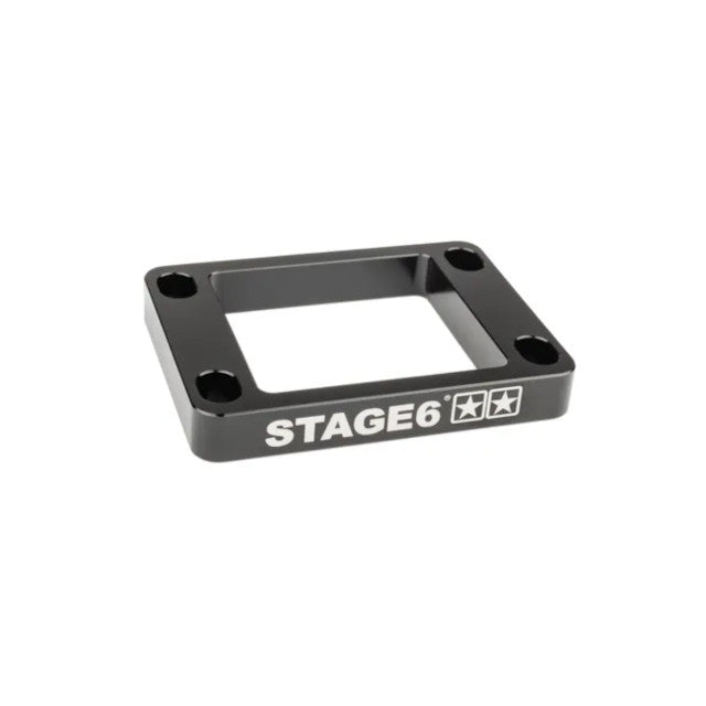 Suplemento caja de láminas Derbi / Minarelli AM6 10mm Stage6 R/T - negro