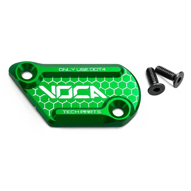Tapa bomba de freno VOCA CNC Beta RR 50-125cc 2T / 4T AJP - verde
