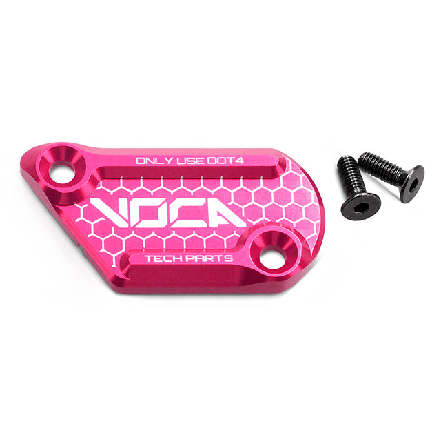 Tapa bomba de freno VOCA CNC Beta RR 50-125cc 2T / 4T AJP - rosa