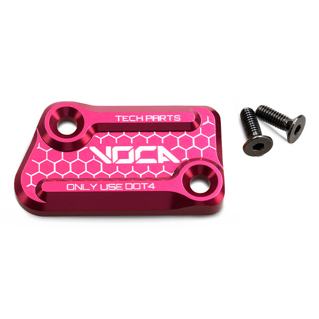 Tapa bomba de freno VOCA CNC Rieju MRT / RR / SMX 50cc AJP - rosa