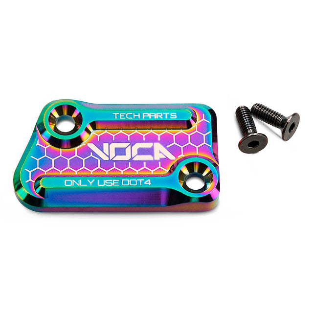 Tapa bomba de freno VOCA CNC Rieju MRT / RR / SMX 50cc AJP - neocromado