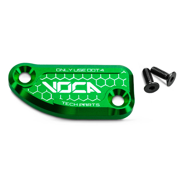 Tapa bomba de freno trasero VOCA CNC Derbi Senda / Gilera / Aprilia SX - verde