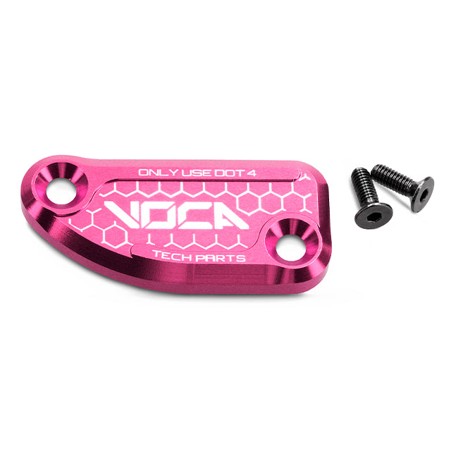 Tapa bomba de freno trasero VOCA CNC Derbi Senda / Gilera / Aprilia SX - rosa