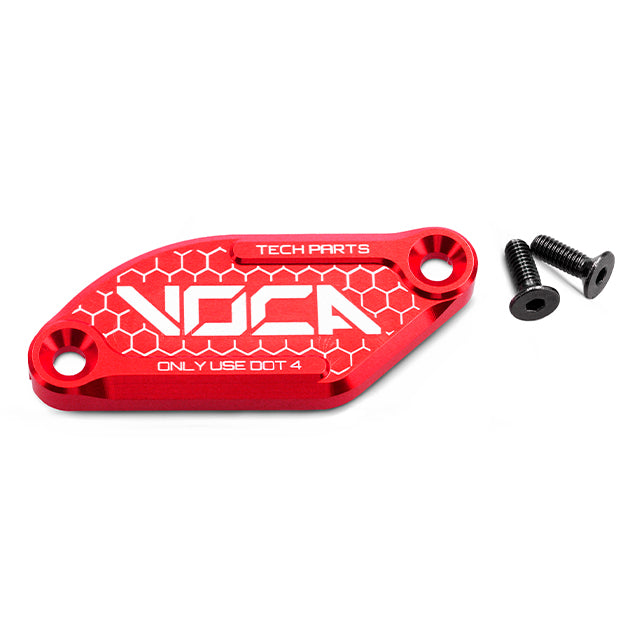 Tapa bomba de freno VOCA CNC Derbi Senda / Rieju MRT / Aprilia SX J.Juan - rojo
