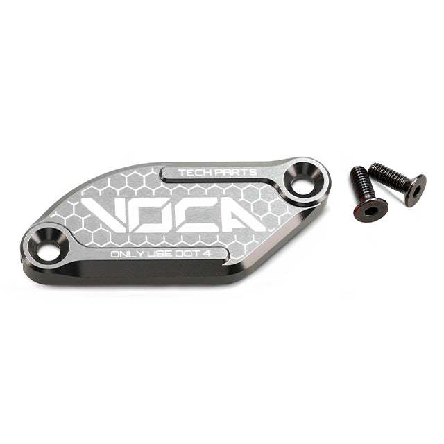 Tapa bomba de freno VOCA CNC Derbi Senda / Rieju MRT / Aprilia SX J.Juan - gris