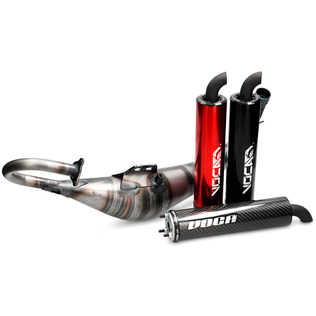 Escape Minarelli horizontal Combat VOCA Racing - silenciador negro