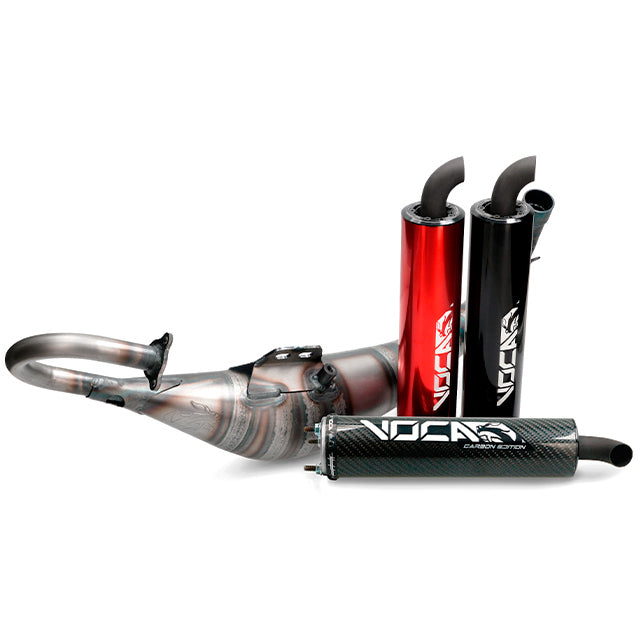 Escape Minarelli horizontal Combat R/T Voca Racing - silenciador carbono