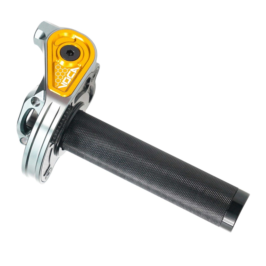 Mando de gas VOCA Bestia CNC 90º - oro