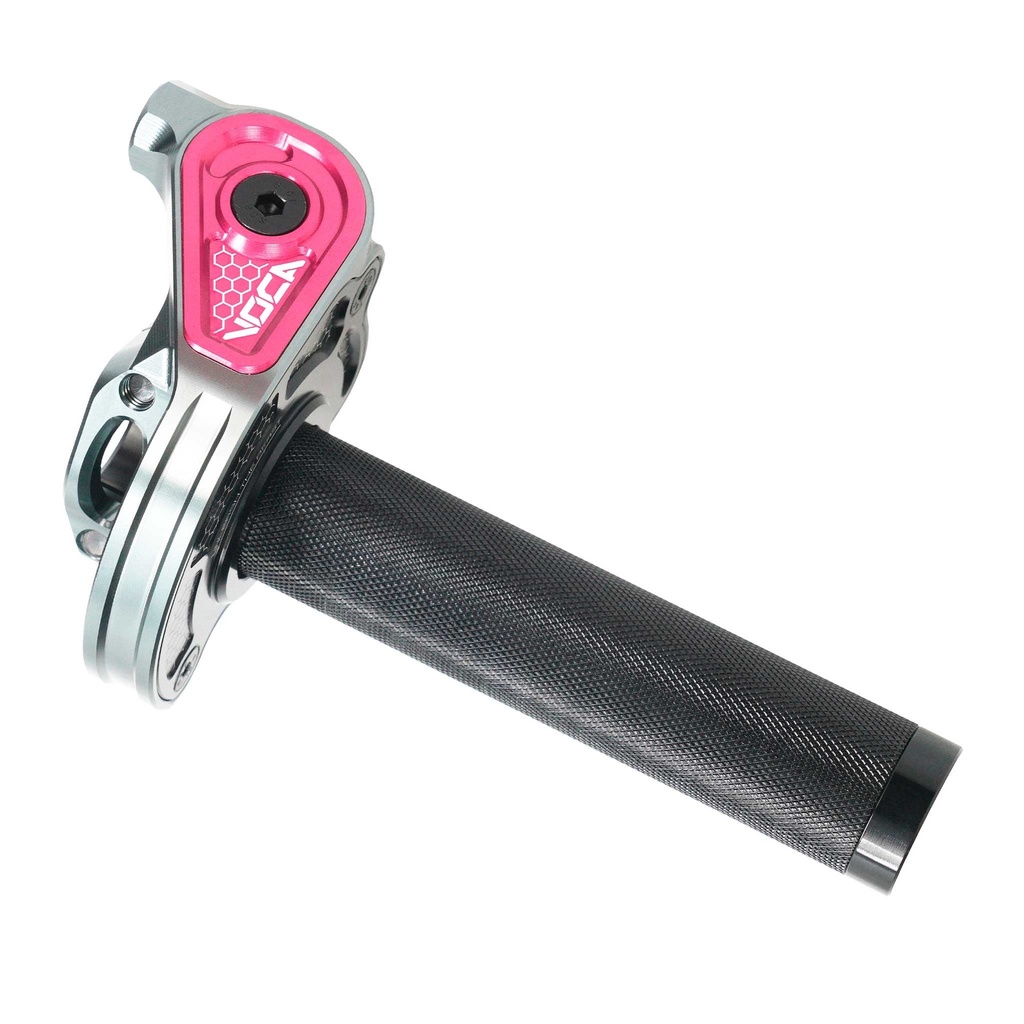 Mando de gas VOCA Bestia CNC 90º - rosa