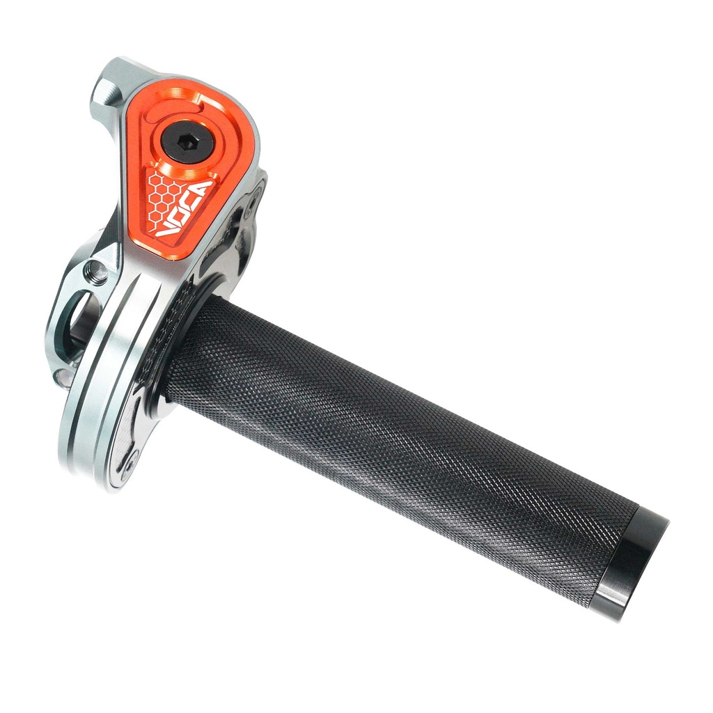 Mando de gas VOCA Bestia CNC 90º - naranja