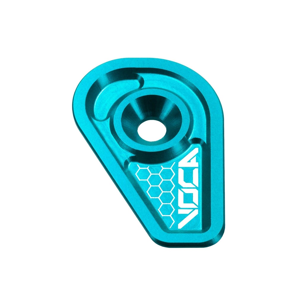 Tapa mando de gas VOCA Bestia CNC - azul cyan
