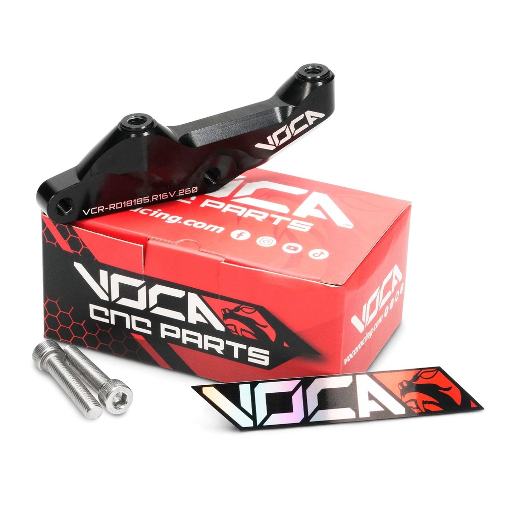 Soporte pinza freno VOCA Rieju MRT / Beta / Fantic horquilla R16V Ø260