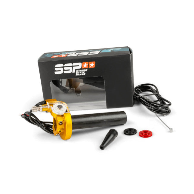 Mando de gas 88º horizontal Stage6 - amarillo