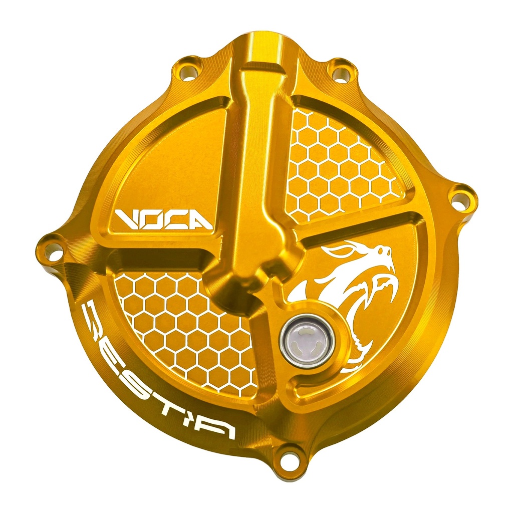 Tapa de discos de embrague Derbi Euro 3/4 VOCA CNC - oro